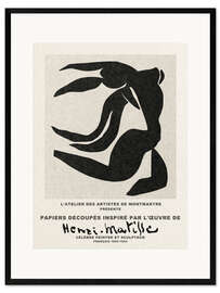 Plakat artystyczny premium w ramie Inspiré Henri Matisse V