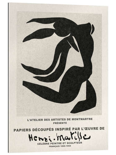 Tableau en plexi-alu Inspiré Henri Matisse V