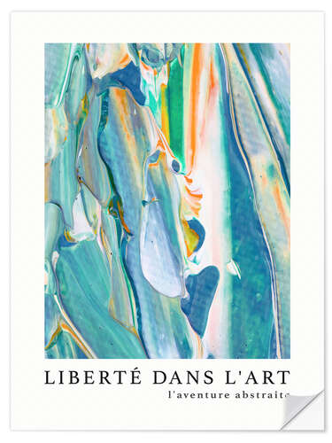 Selvklebende plakat Liberté dans l'art n° 3