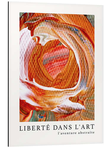 Stampa su alluminio Liberté dans l'art n° 6