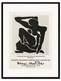 Plakat artystyczny premium w ramie Inspiré Henri Matisse VI