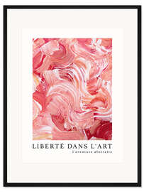 Gerahmter Kunstdruck Liberté dans l'art n° 4