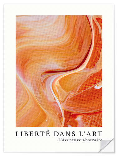 Selvklebende plakat Liberté dans l'art n°  11