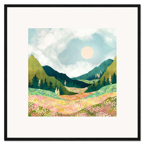 Kunsttryk i ramme Spring Flower Vista