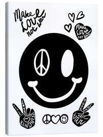 Canvas print Smiley peace