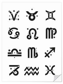 Naklejka na ścianę Zodiac