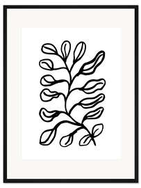 Gerahmter Kunstdruck Mystische Karte