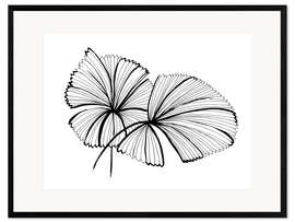 Framed art print Leaves