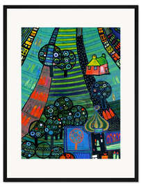 Gerahmter Kunstdruck Wachau