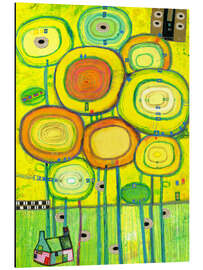 Magnettafel Sonnenblumen