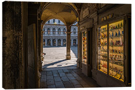 Lærredsbillede View of St. Mark's Square in Venice