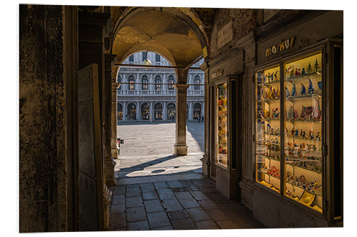 Print på skumplade View of St. Mark's Square in Venice