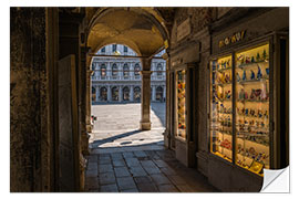 Selvklebende plakat View of St. Mark's Square in Venice