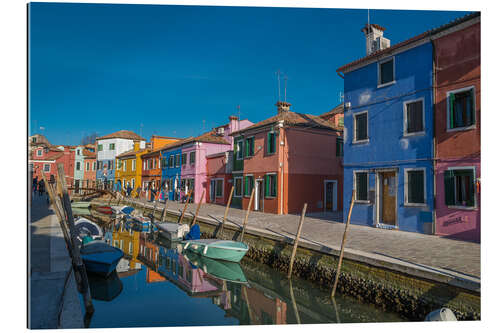 Gallery print Colorful houses in Murano