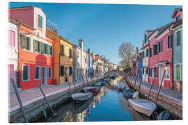 Acrylic print Colorful variety in Murano