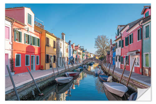 Selvklebende plakat Colorful variety in Murano