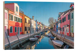 Quadro de madeira Colorful variety in Murano