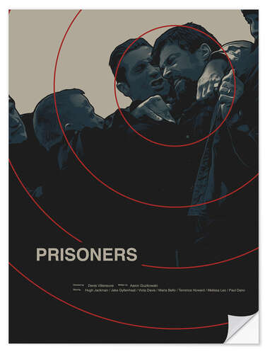 Selvklæbende plakat Prisoners