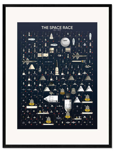 Framed art print The Space Race