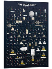 Magnettafel The Space Race