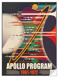 Wandsticker Apollo Program Saturn V