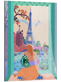 Magnettafel Pariser Fenster