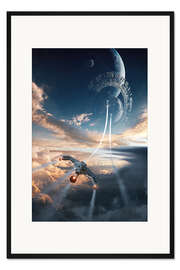 Gerahmter Kunstdruck Aufsteigend