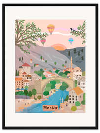 Gerahmter Kunstdruck Mostar