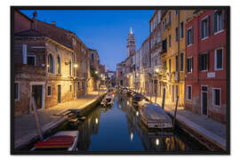 Gerahmter Kunstdruck Dorsoduro-Blues