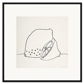 Framed art print Lovely Lemons I