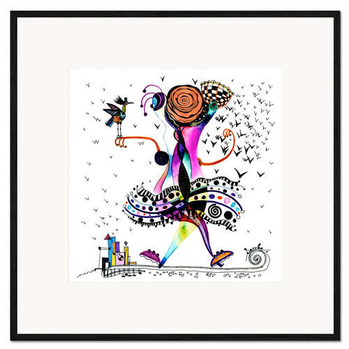Impresión de arte enmarcada Gala on a Walk