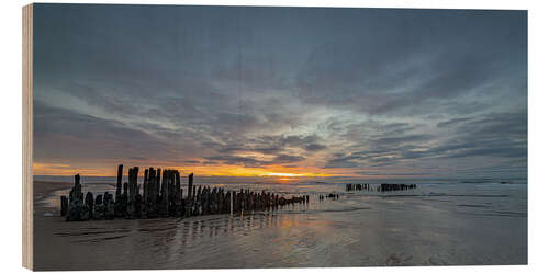 Holzbild Bühne in Rantum / Sylt