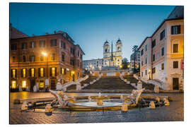 Aluminium print Spanish Stairs, Rome, Italy I