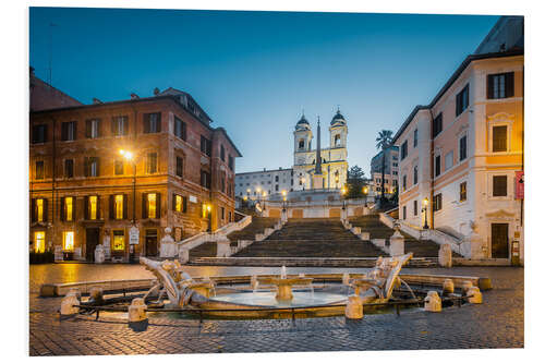 PVC print Spanish Stairs, Rome, Italy I