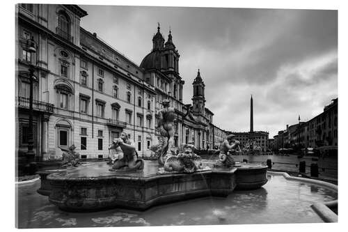 Acrylic print Piazza Navona, Rome