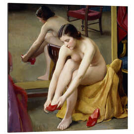 Magnettafel Die roten Pantoletten