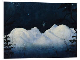 Quadro em PVC Noites de inverno nas montanhas, 1900