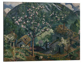 Magnettafel Apfelbaum in voller Blüte