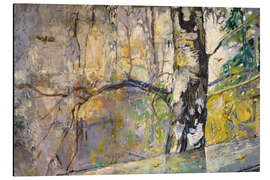 Magnettafel Frühling in der Halfdan Svartes Straße, Oslo