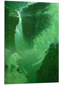 Magnettafel Rjukan Wasserfall