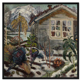 Gerahmter Kunstdruck Früher Herbst