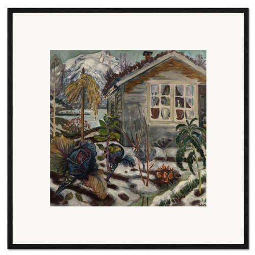 Gerahmter Kunstdruck Früher Herbst