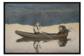 Gerahmter Kunstdruck Über See und Fluss, 1904