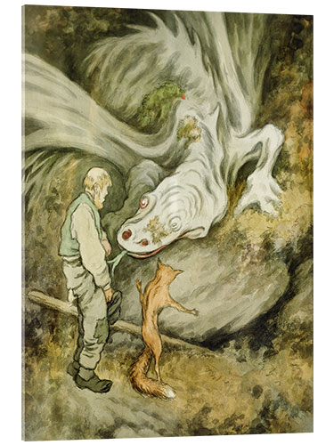 Acrylic print Nokken, 1890