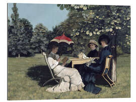 Gallery print Women around the garden table, 1880