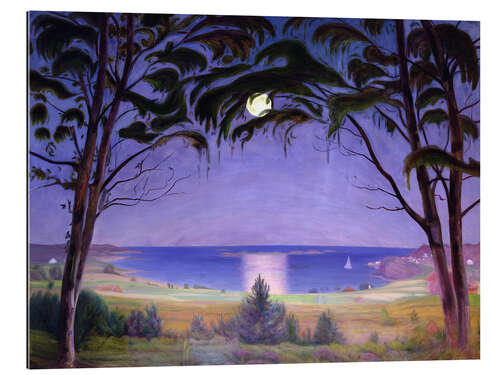 Gallery print Moonlight, Nevlunghavn, 1922