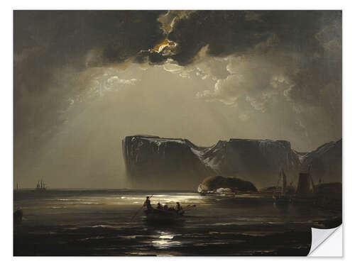 Selvklæbende plakat From the North Cape, 1848