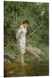 Foam board print Anna by the Water, 1878