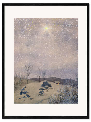 Gerahmter Kunstdruck Dezember, 1890
