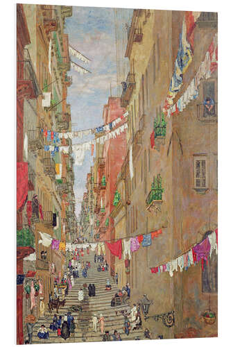 PVC print Pallonetto di Santa Lucia, Naples, 1909